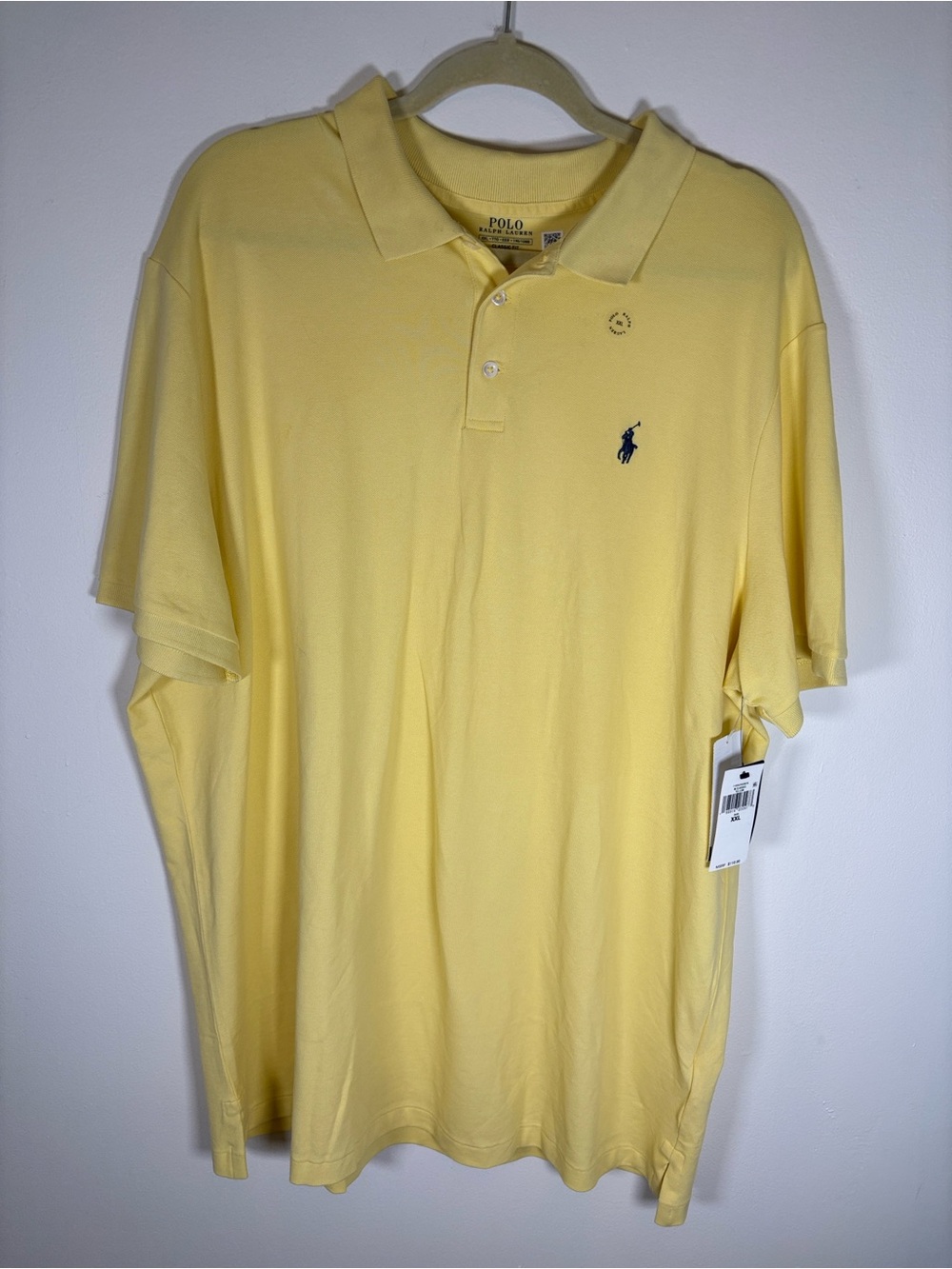 Polo Ralph Lauren Classic Fit Polo Shirt – Yellow – Size XXL – New with Tags